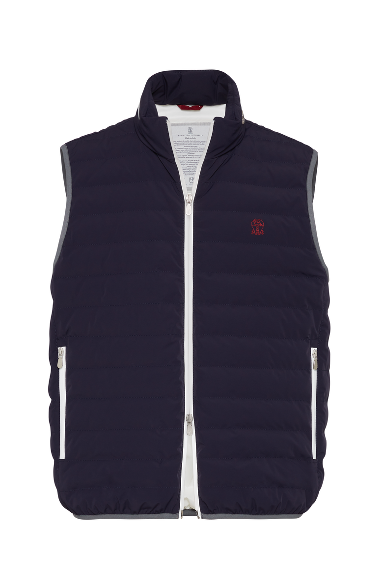 Brunello Cucinelli Nylon down vest, Main, color, 