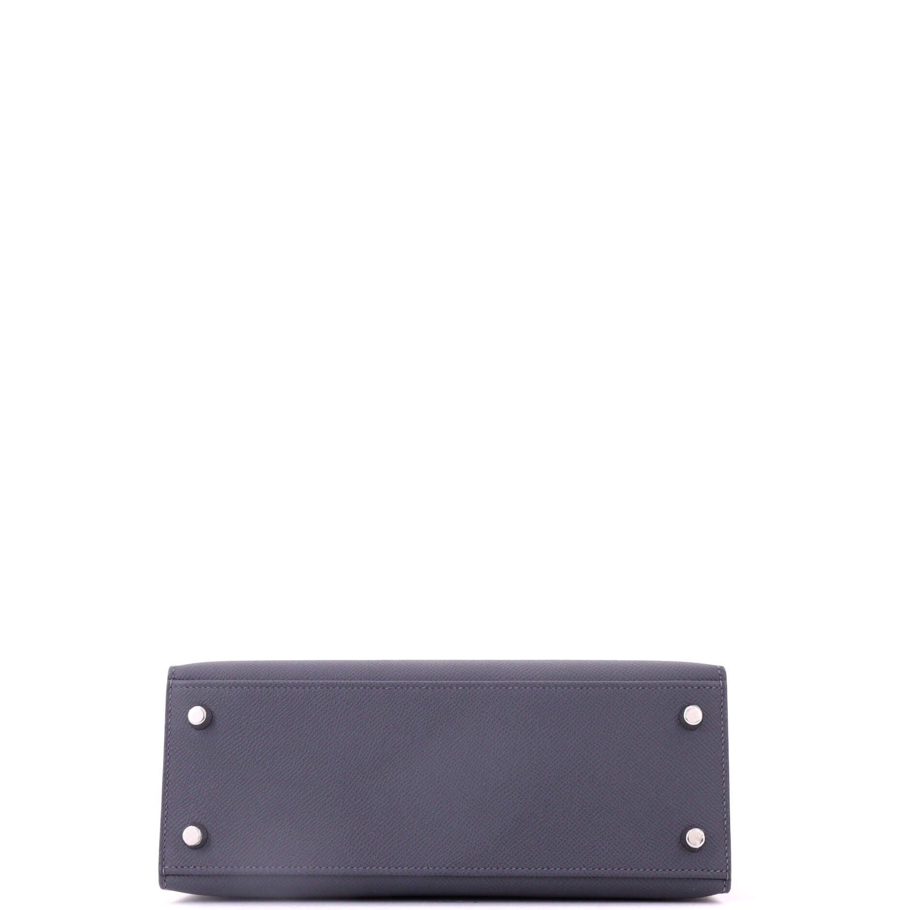 Kelly Handbag Bicolor Epsom With Palladium Hardware 25, Alternate, color, Grey