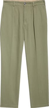 Drake's Games Cotton Herringbone Trousers