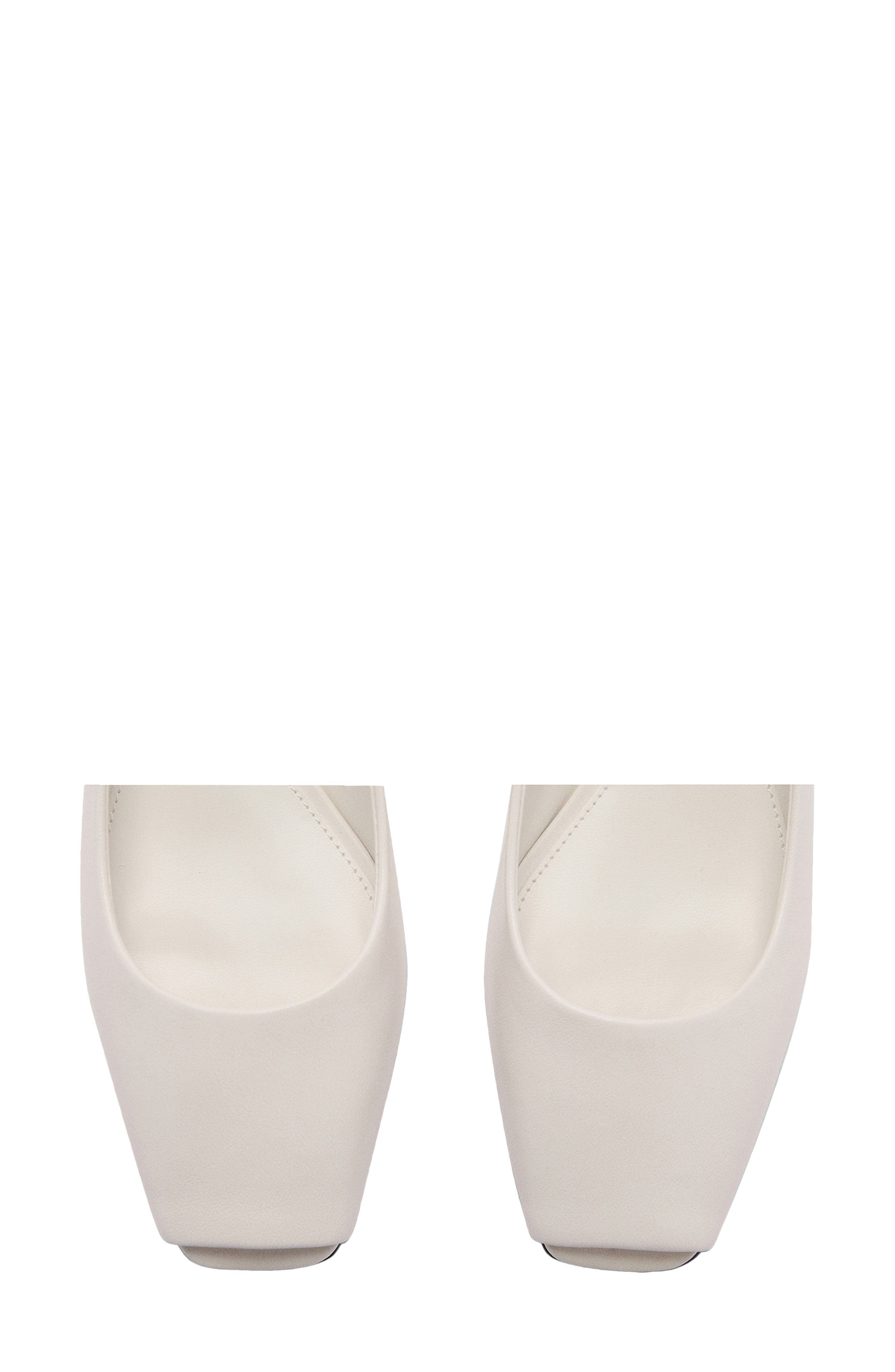 MANGO Open Toe Pump, Alternate, color, White