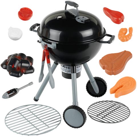 Theo Klein Weber Kettle Barbecue, Black, Regular