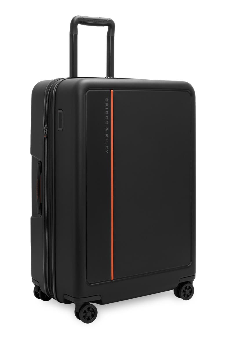 ZDX Large 30 Inch Hardside Spinner Suitcase, Alternate, color, BLACK