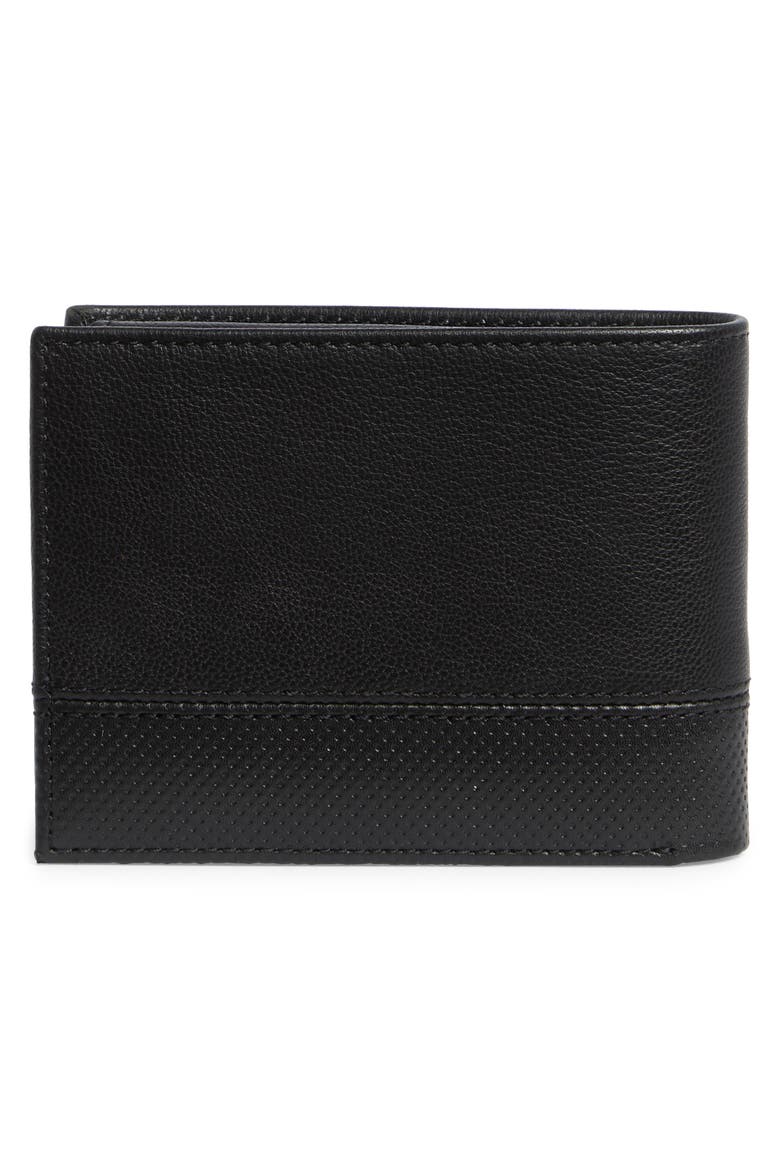 Bleecker Leather Bifold Wallet, Alternate, color, BLACK