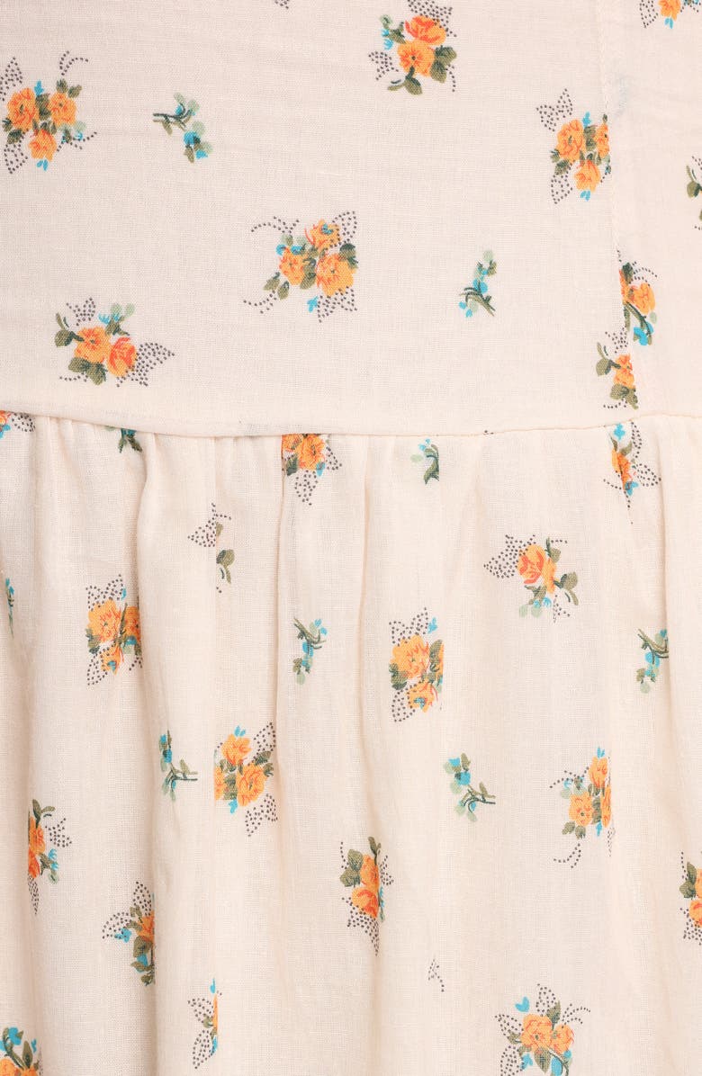 Petal & Pup Oakley Maxi Dress, Alternate, color, Yellow Floral