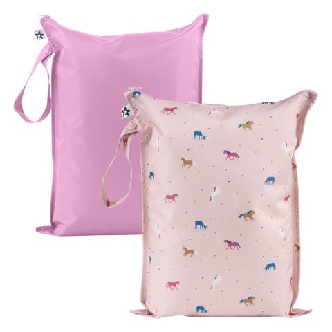 Mess-Proof Waterproof Washable Baby/Toddler Wet Bags - Pattern
