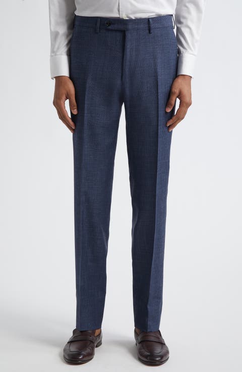 Crossover Prince of Wales Check Wool, Silk & Linen Suit