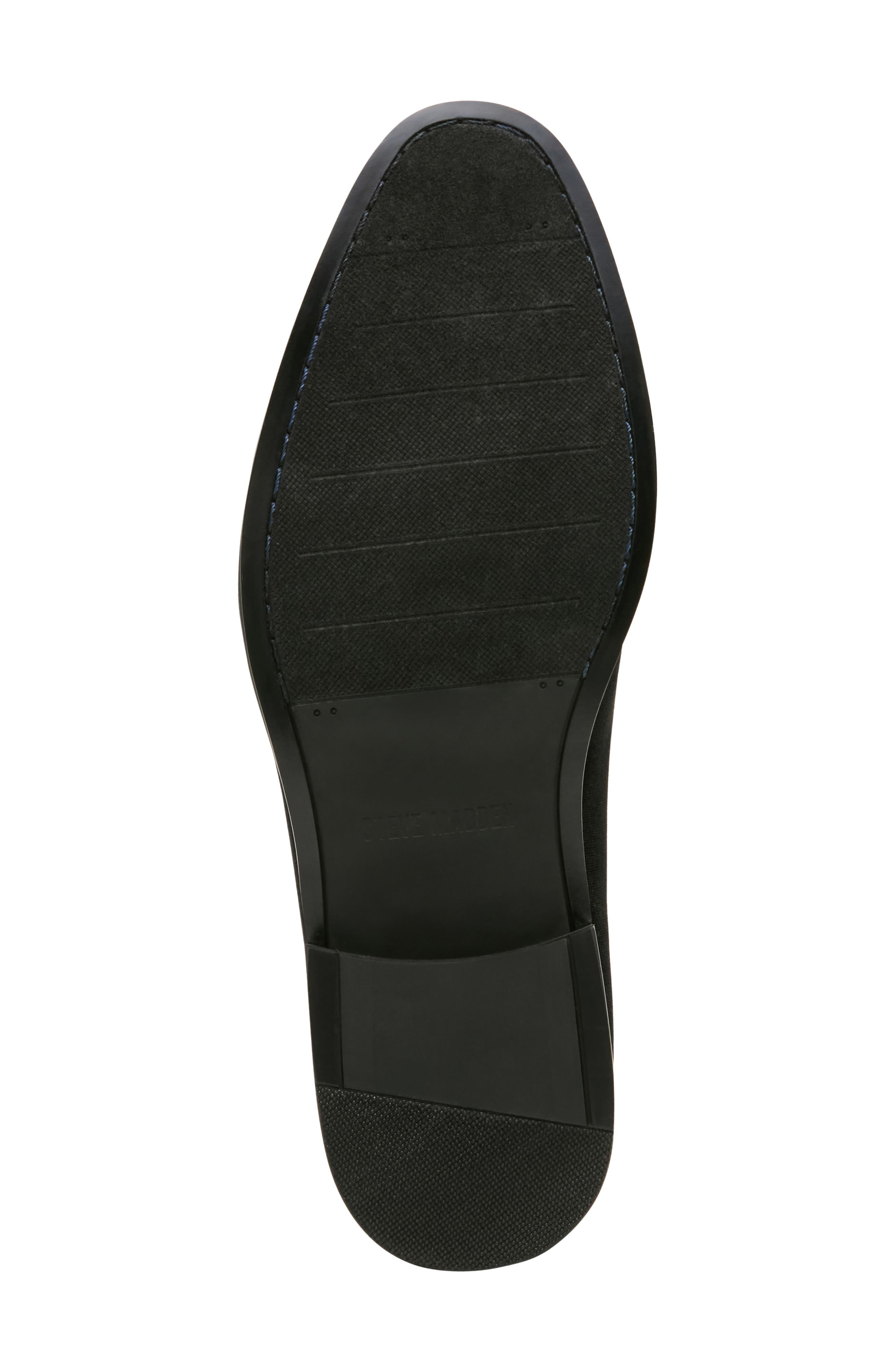 Marlye Embellished Penny Loafer, Alternate, color, BALCK VELVET
