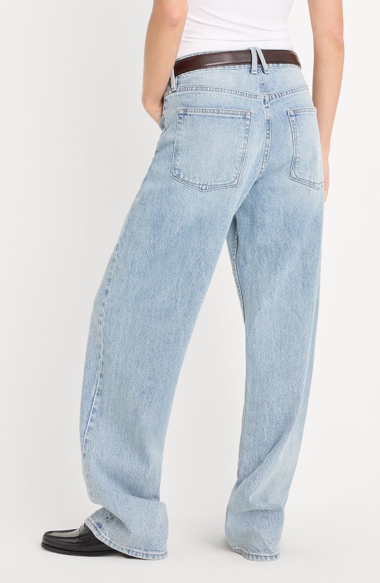 Good American Good '90s Straight Leg Jeans, Alternate, color, Indigo1257