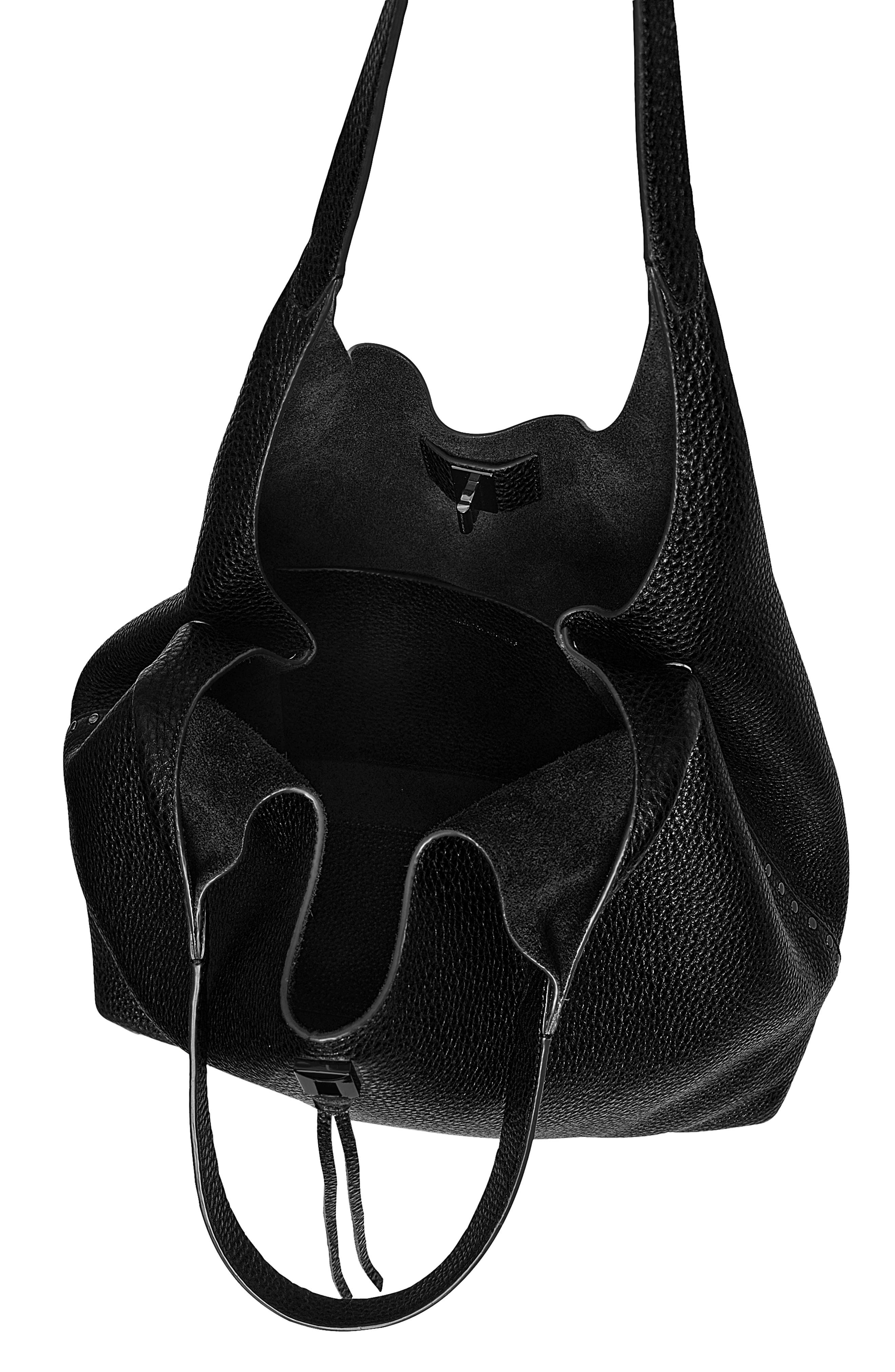 Rebecca Minkoff Darren Signature Carryall Bag, Alternate, color, Black