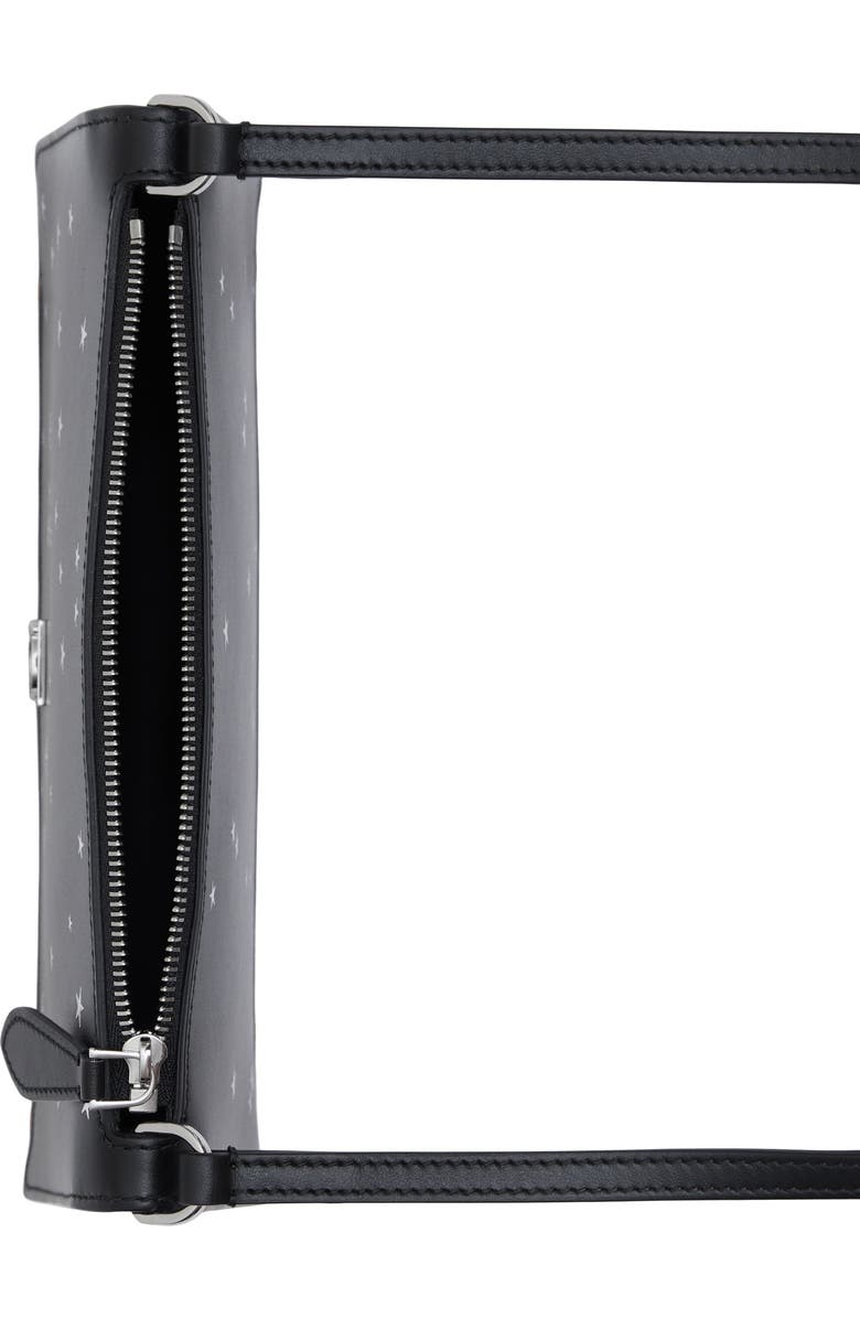 Burberry Star TB Logo Leather Crossbody Bag, Alternate, color,