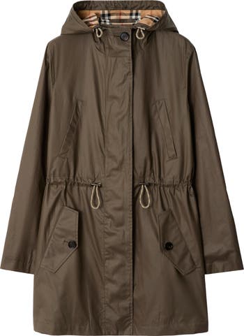 Burberry Coated Gabardine Parka | Nordstrom