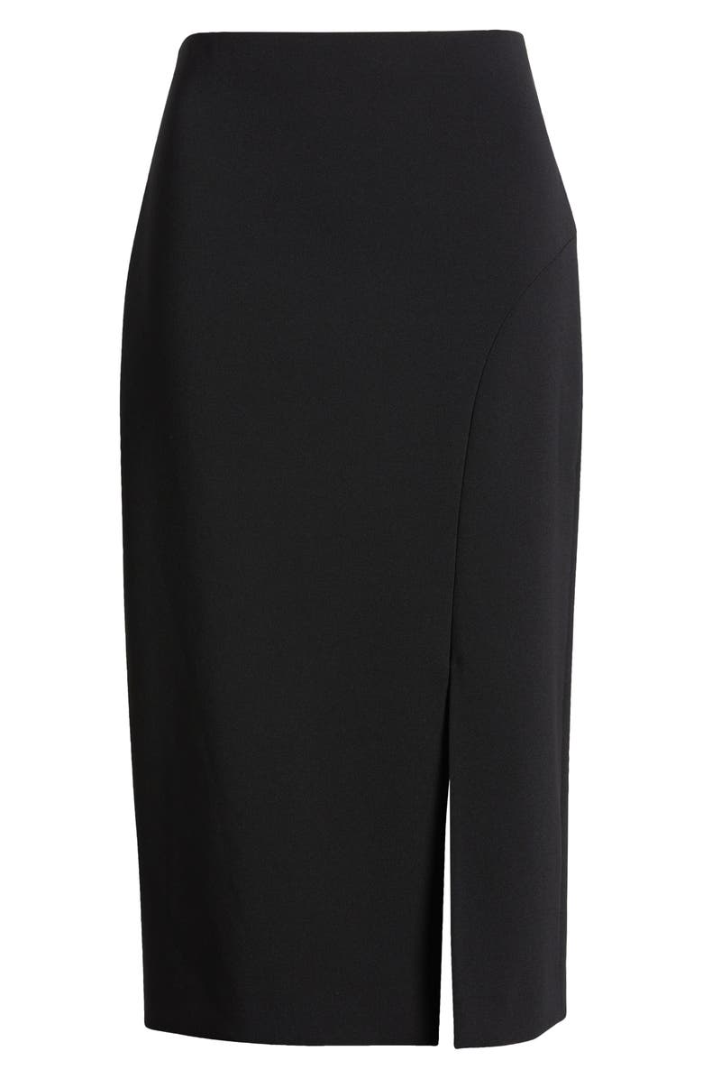Anne Klein Asymmetric Midi Skirt, Alternate, color, 