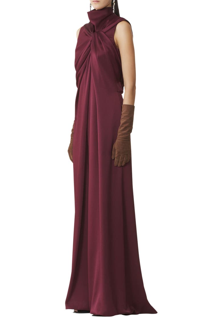 Long Jumpsuit In Satin, Alternate, color, Bacchus