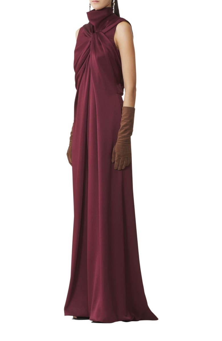 Lanvin Long Jumpsuit In Satin, Alternate, color, Bacchus