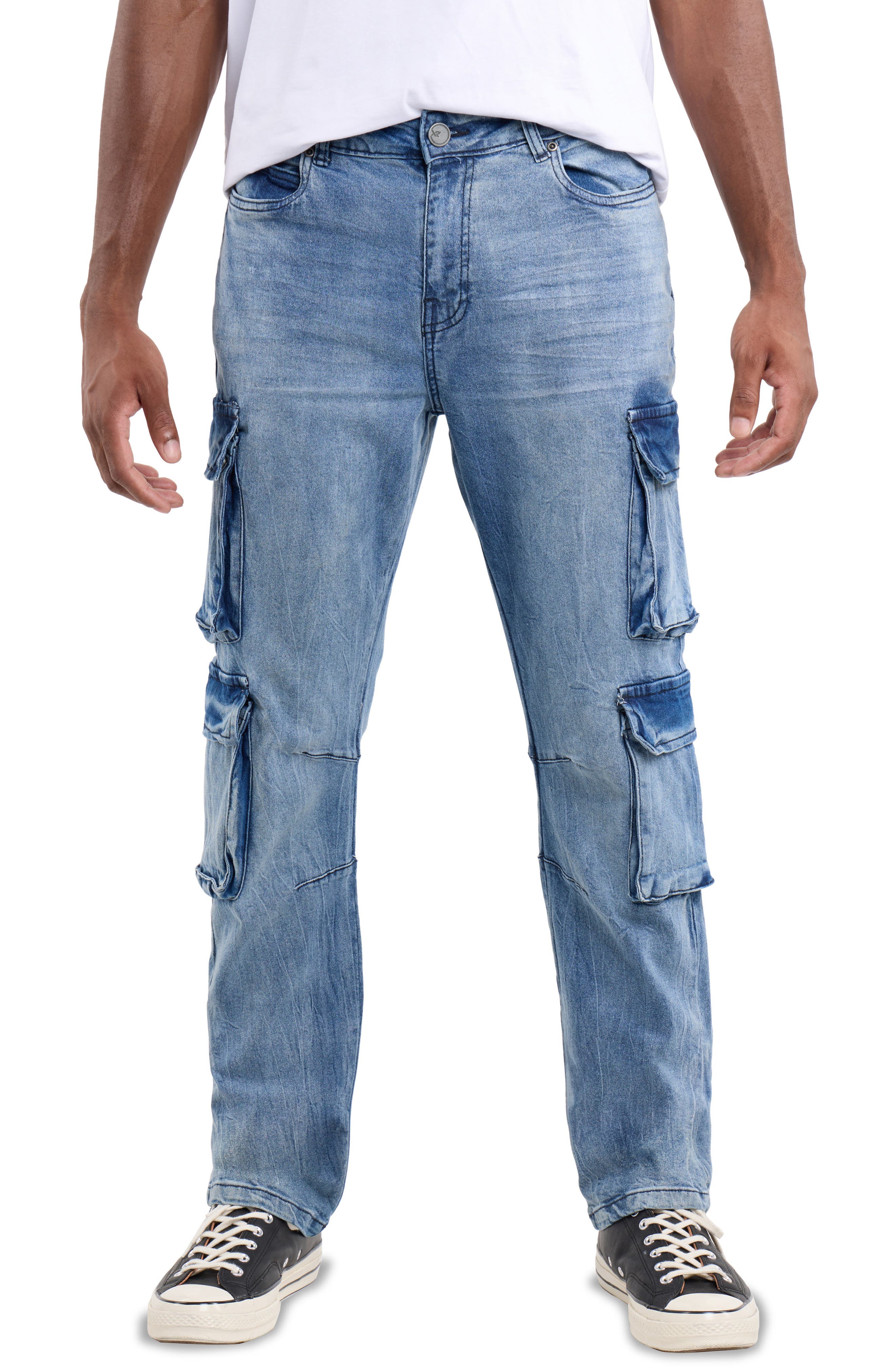 XRAY Straight Fit Cargo Jeans