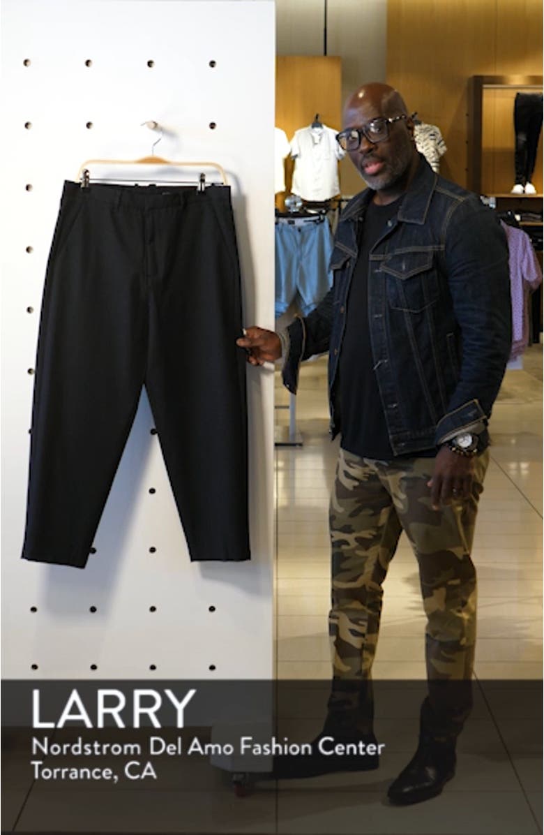 Miro Relaxed Fit Wool & Cotton Dress Pants, sales video thumbnail