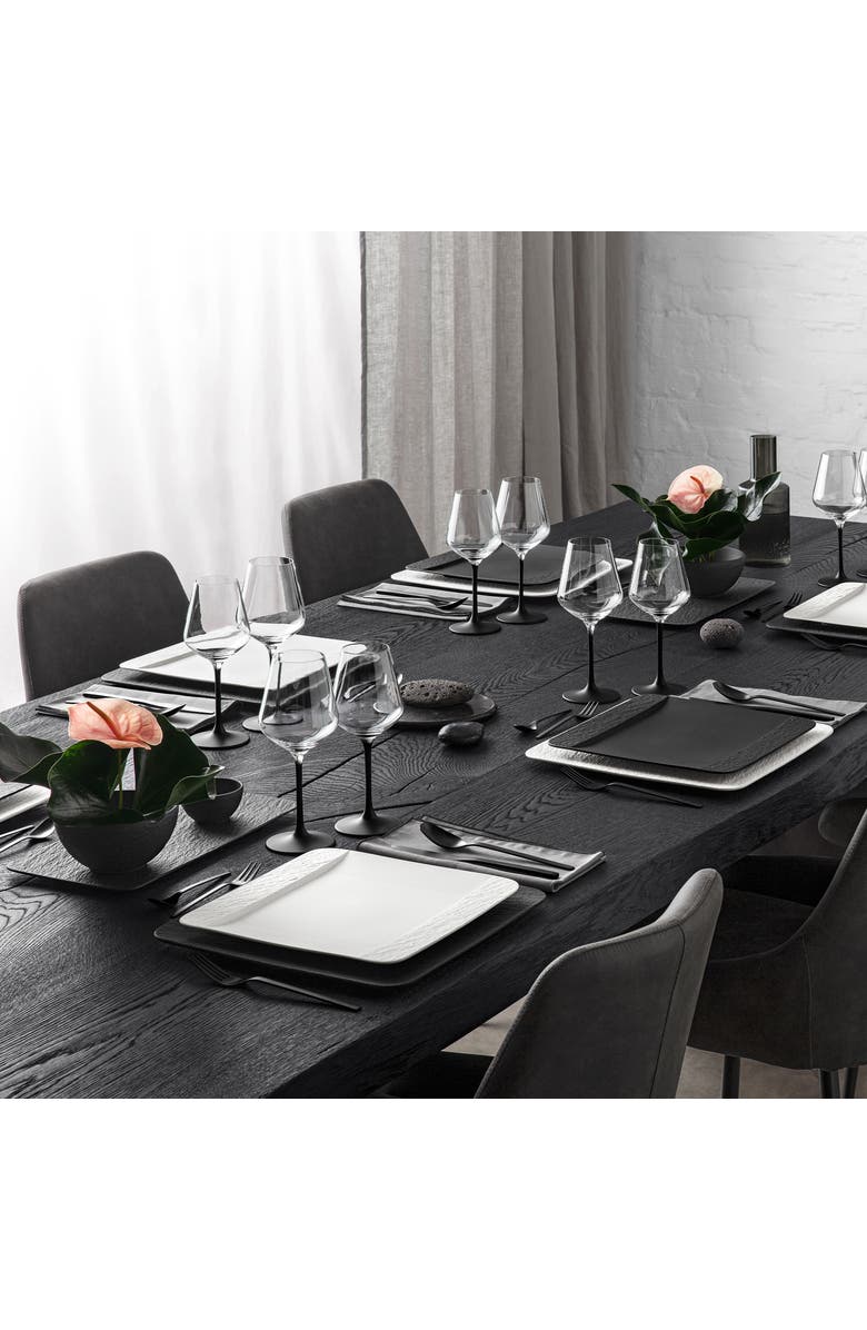 Villeroy & Boch Manufacture Rock Red Wine Goblet Set of 4, Alternate, color, Clear