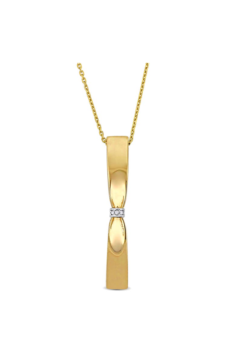 Julianna B. Diamond Accent Pendant Necklace 14k Gold, Main, color, Yellow Gold