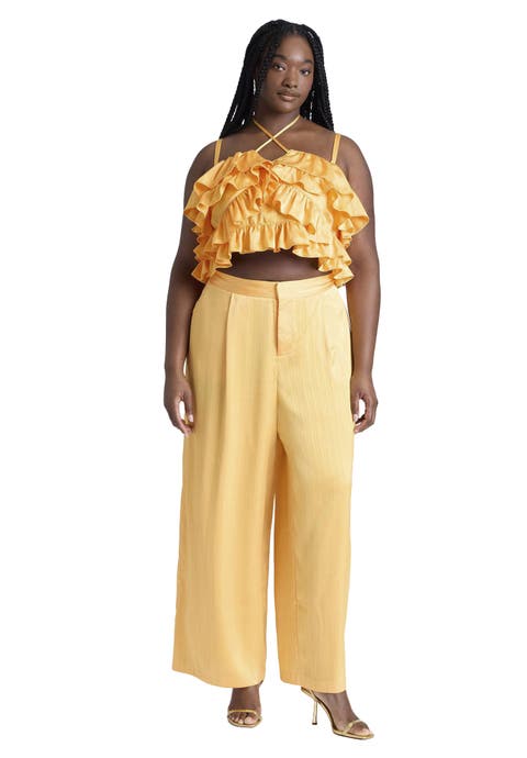 Wide Leg Pant With Pleat (Plus Available)