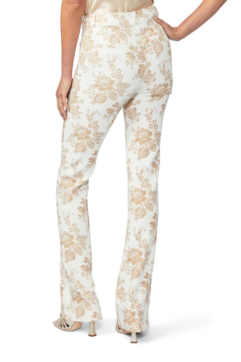 Naomi Flare Trousers, Alternate, color, TAN MULTI