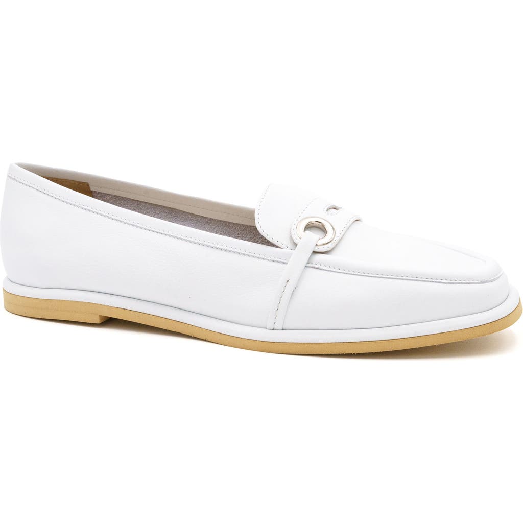 Amalfi By Rangoni Generosa Penny Loafer In Bianco Vapor