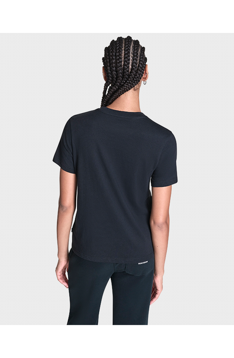 Converse Trio Embroidered T-Shirt, Alternate, color, Converse Black