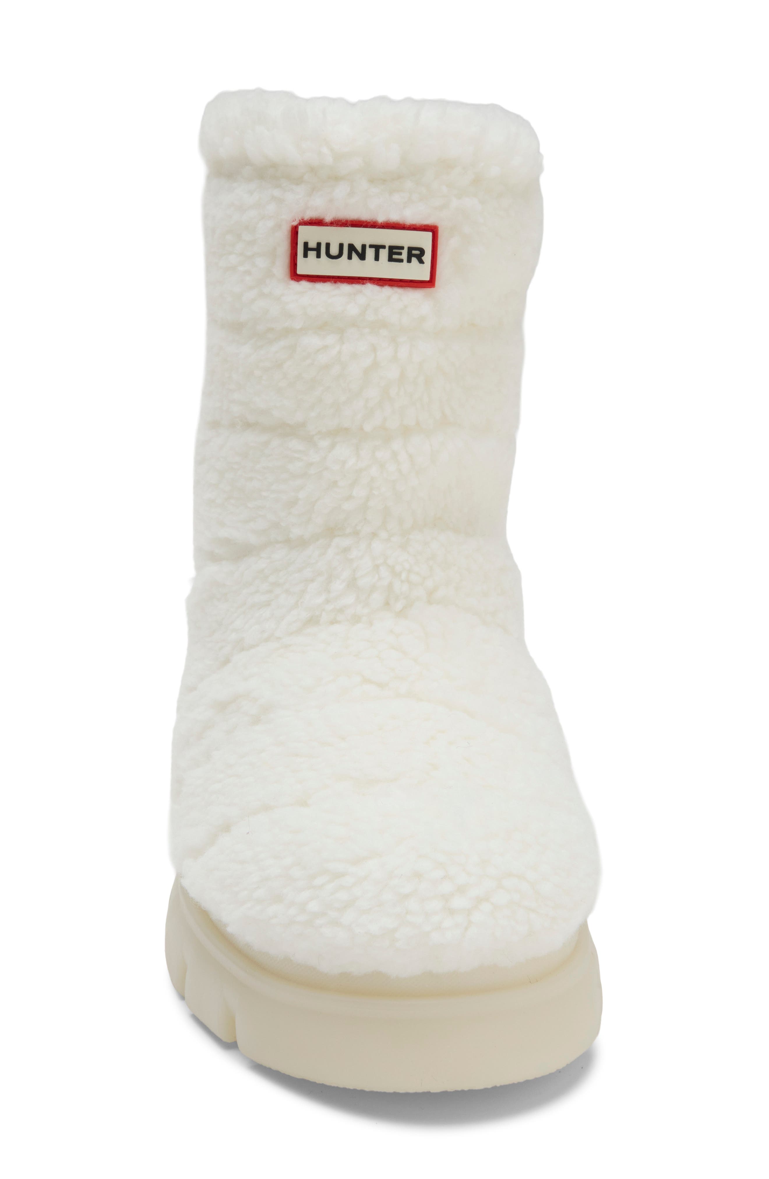 Maran Waterproof High Pile Fleece Boot, Alternate, color, WHITE