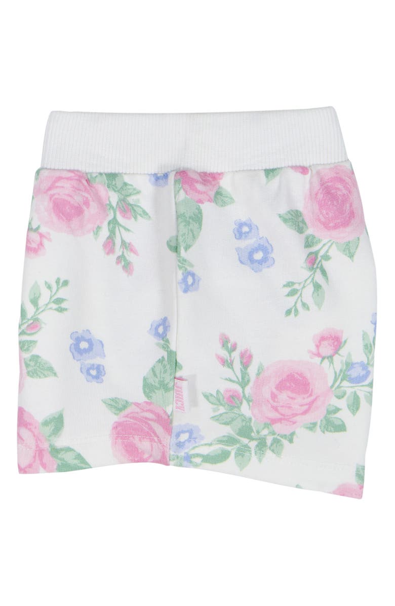 Juicy Couture Kids' Floral French Terry Hoodie, Tank & Shorts Set, Alternate, color, White Multi