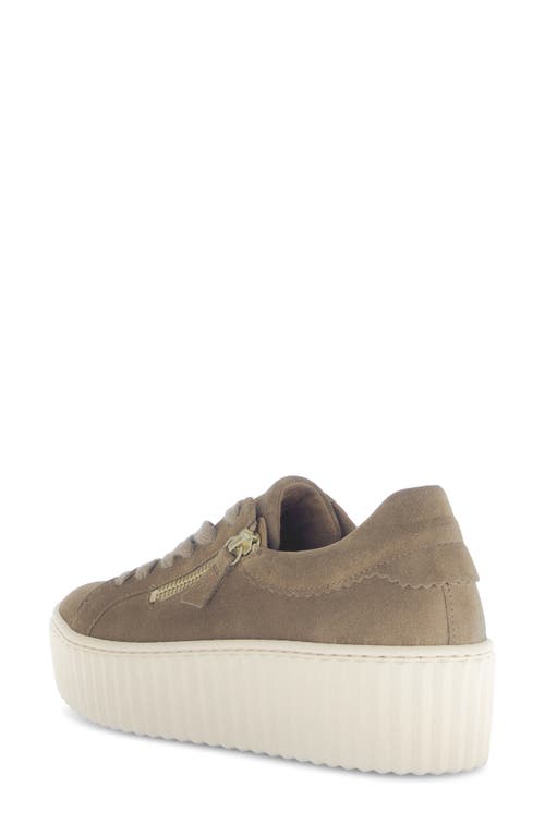 Gabor 53.200 Platform Sneaker In Nude