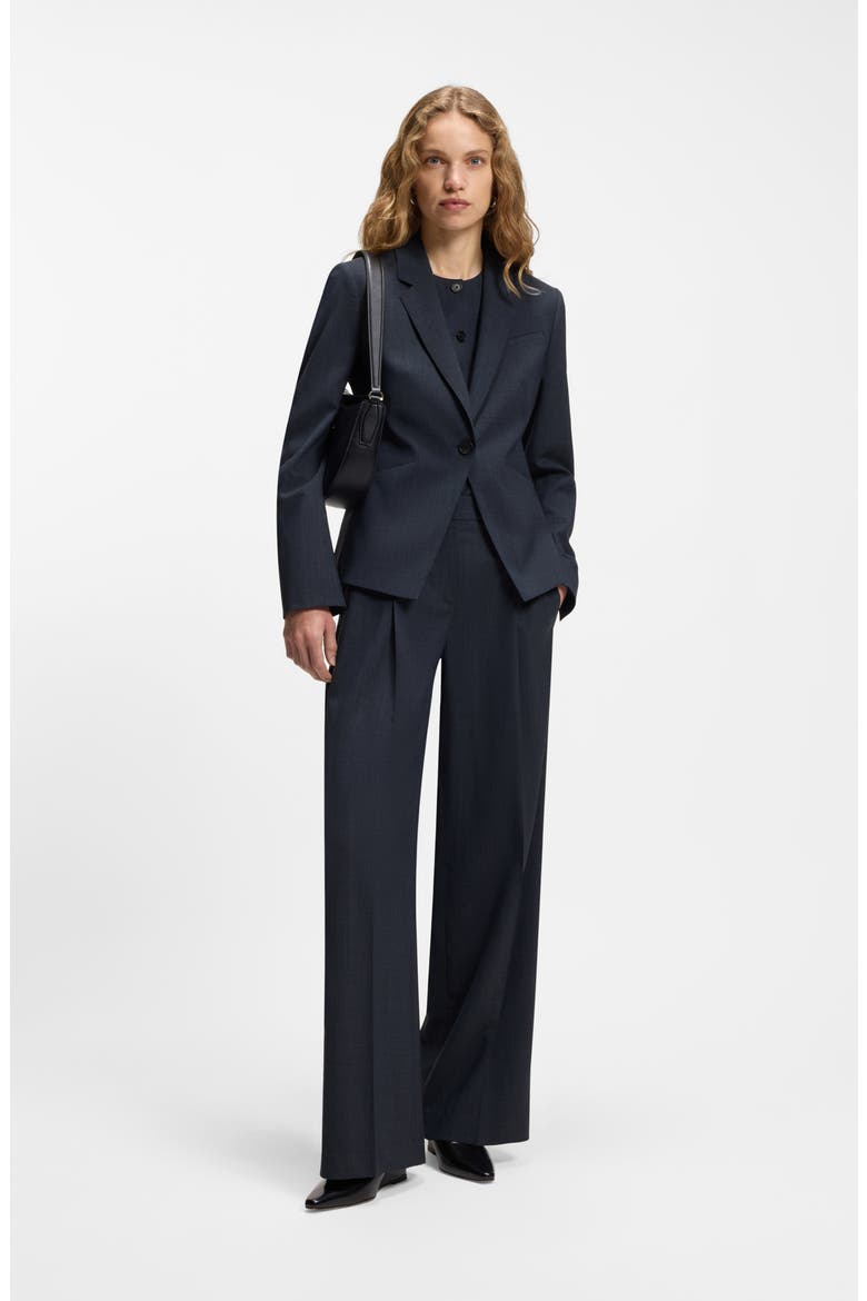 Jia Wool Jacket, Alternate, color, SKY CAPTAIN