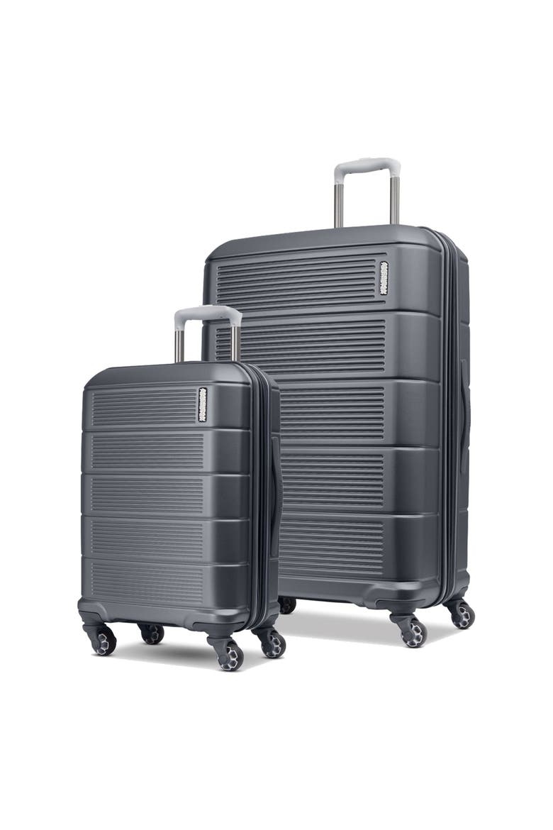 Stratum 2.0 Hardside 2-Piece Spinner Set, Main, color, Charcoal
