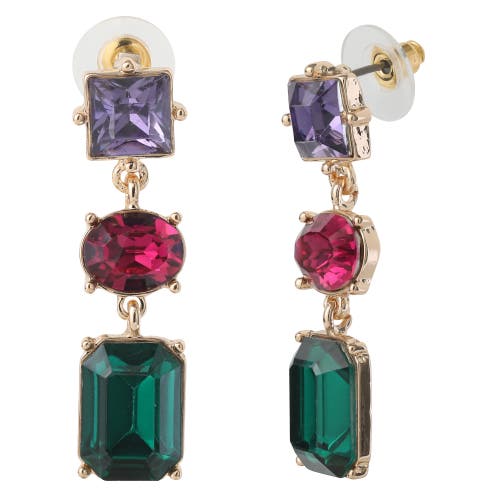 Bcbg Multi-gem Drop Earrings In Multi