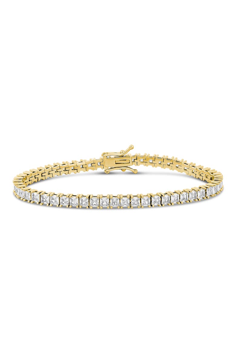 Cubic Zirconia Tennis Bracelet, Main, color, GOLD