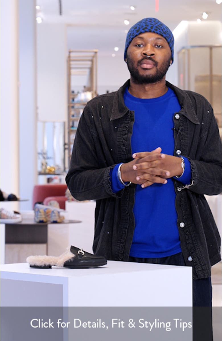 Zorie Faux Fur Bit Mule, sales video thumbnail