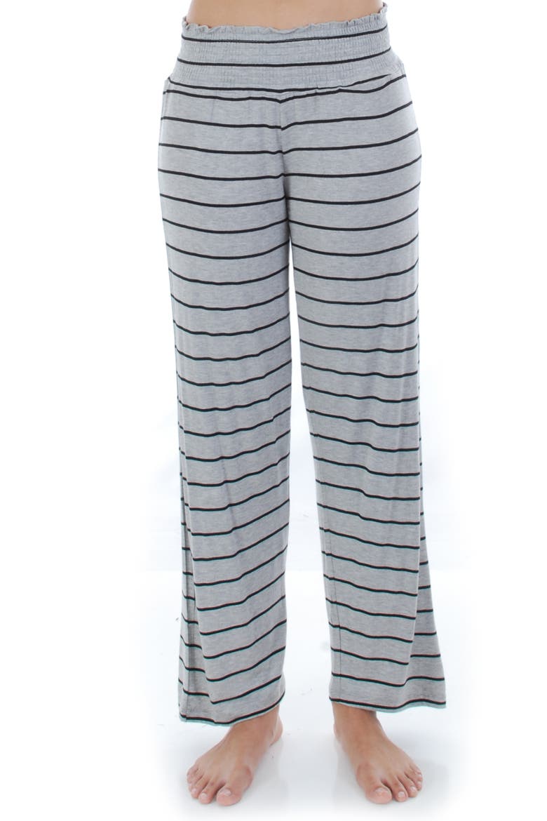 Analise During & After 5-Piece Maternity/Nursing Sleep Set, Alternate, color, HEATHER GREY