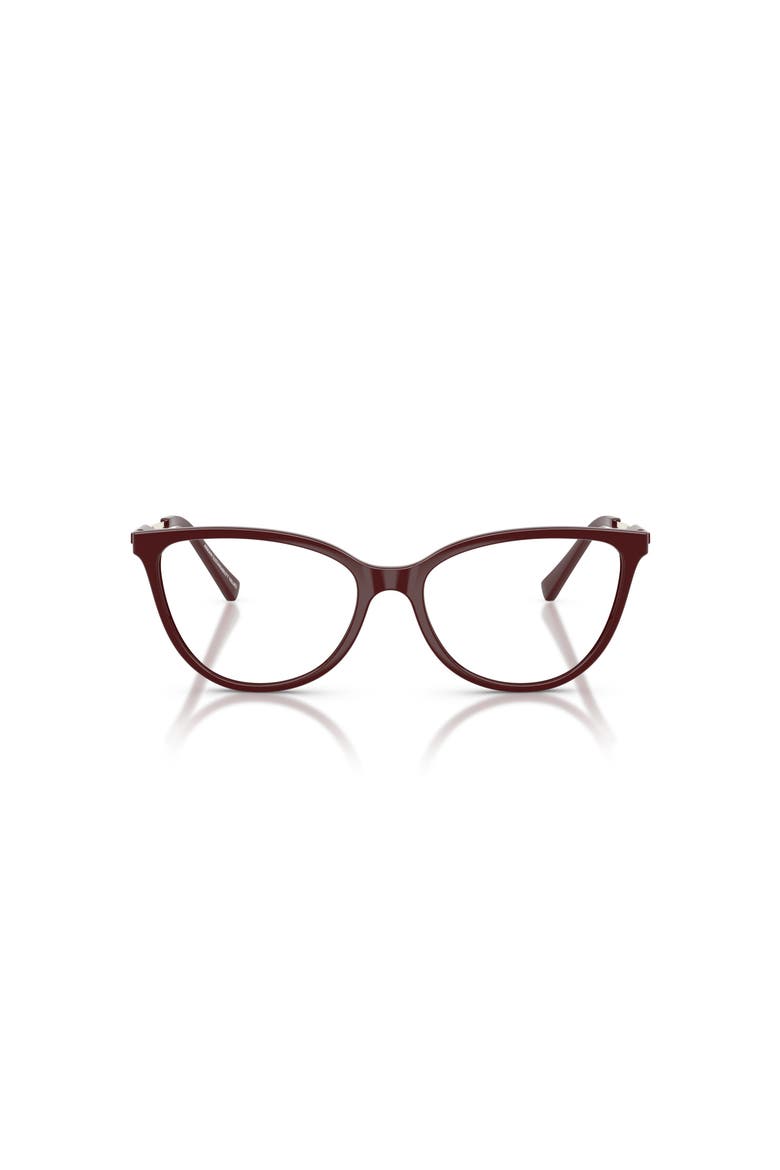 54mm Cat Eye optical glasses, Alternate, color, Red