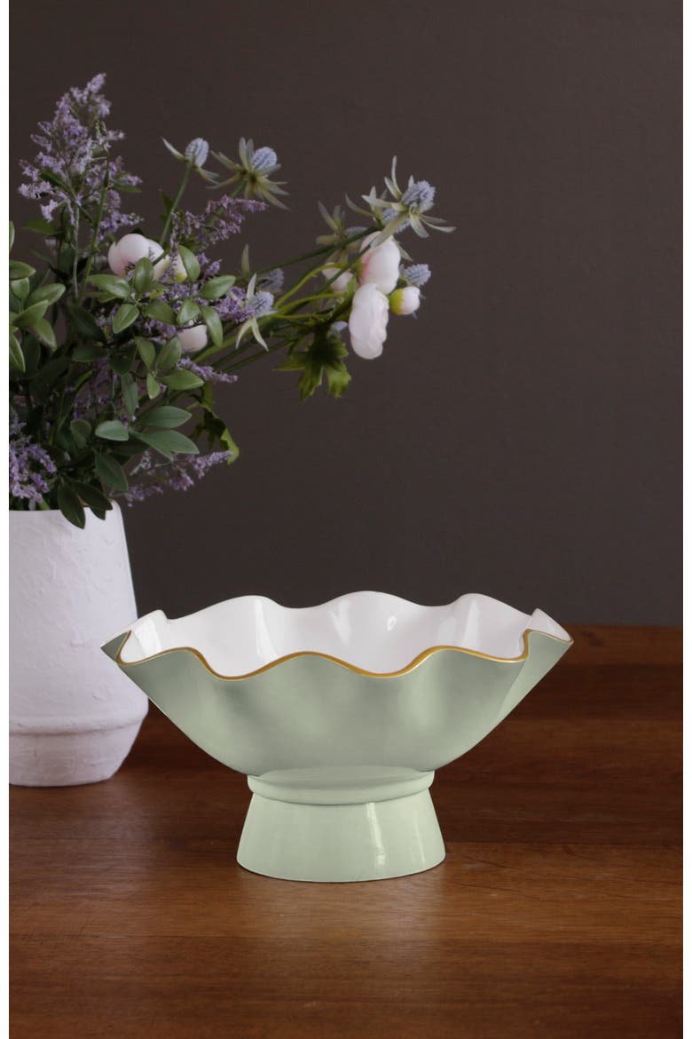Encanto Carola Small Pedestal, Alternate, color, Pistachio and White