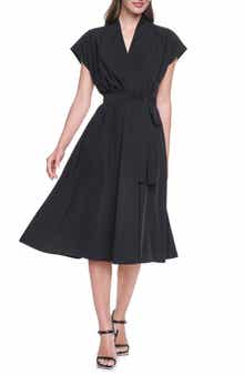 Cap Sleeve Midi Dress