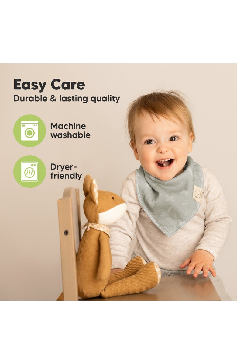KeaBabies 8-Pack Organic Bandana Bibs, Alternate, color, Nordic