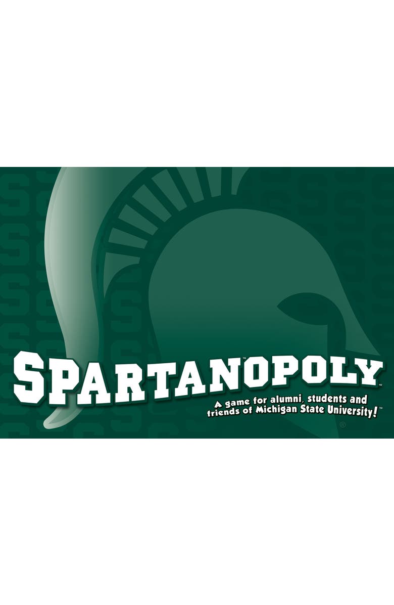 Late for the Sky Michigan State University SpartanOpoly Monopoly Board Game, Alternate, color,