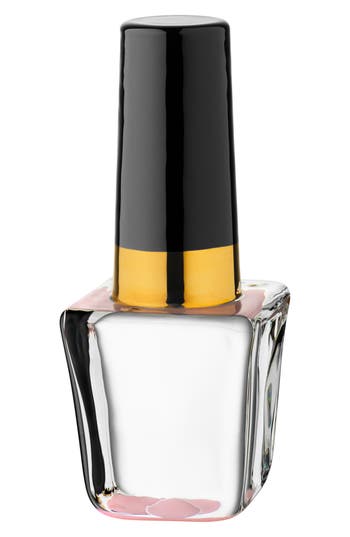 Kosta Boda Mini Nail Polish Glass Sculpture In Pink