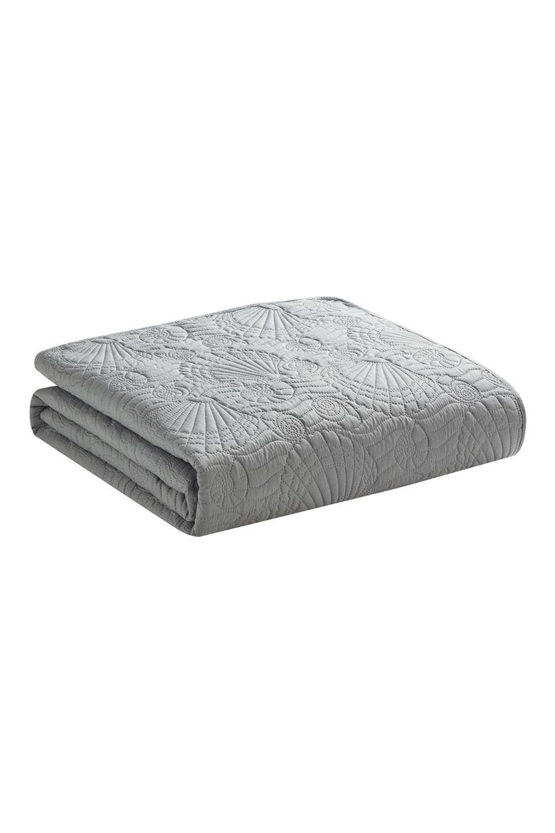 Ocean Solid 3-Piece Quilt Set, Alternate, color, GREY