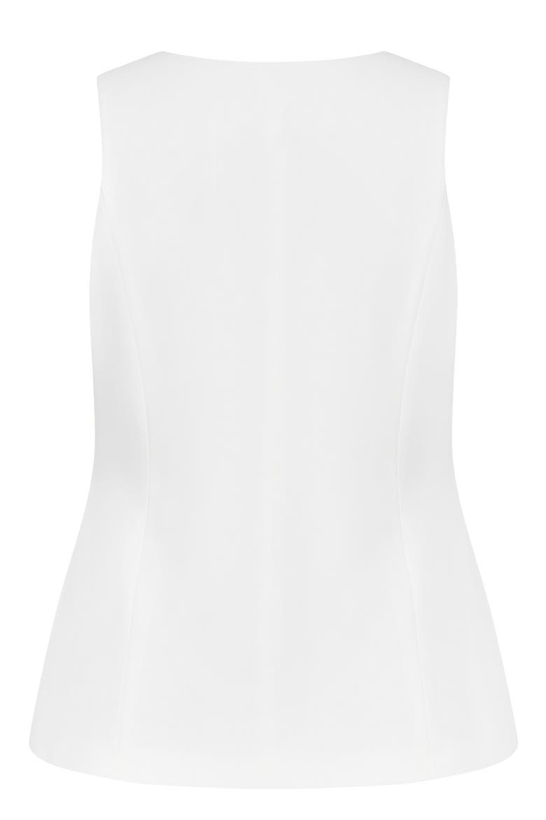 Abbie Square Neck Vest, Alternate, color, IVORY