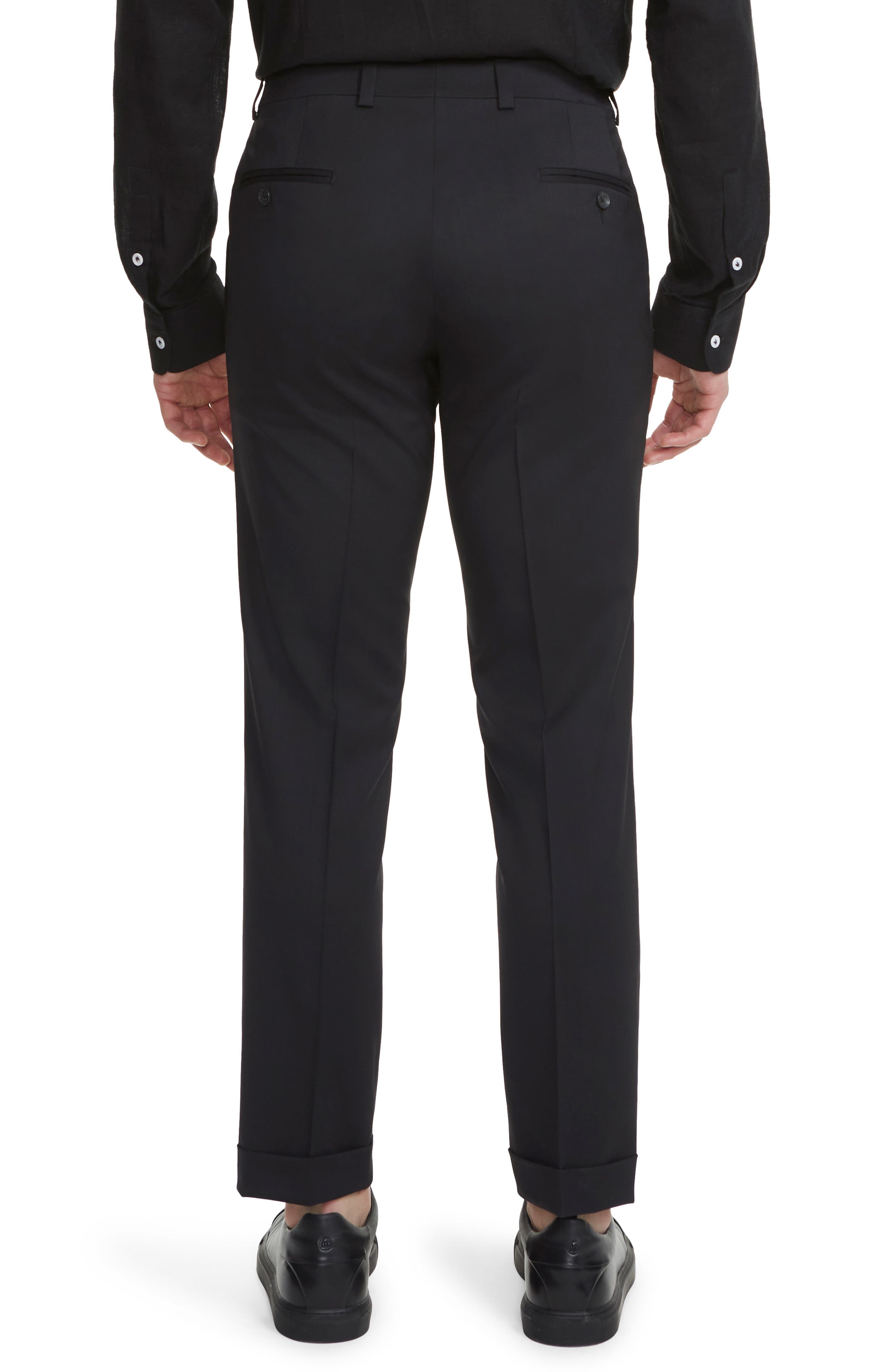 Payne Flat Front Wool Trousers - image 2