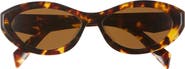 Prada 56mm Oval Sunglasses