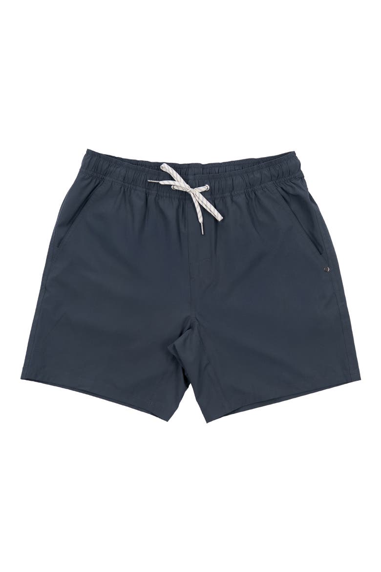Elastic Waist Shorts with Liner, Main, color, CHARCOAL