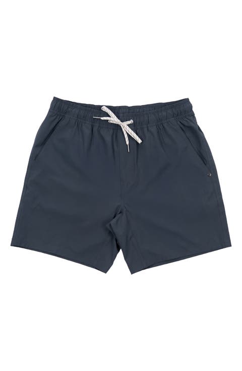 Elastic Waist Shorts with Liner