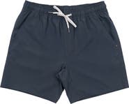 BURNSIDE Elastic Waist Shorts with Liner