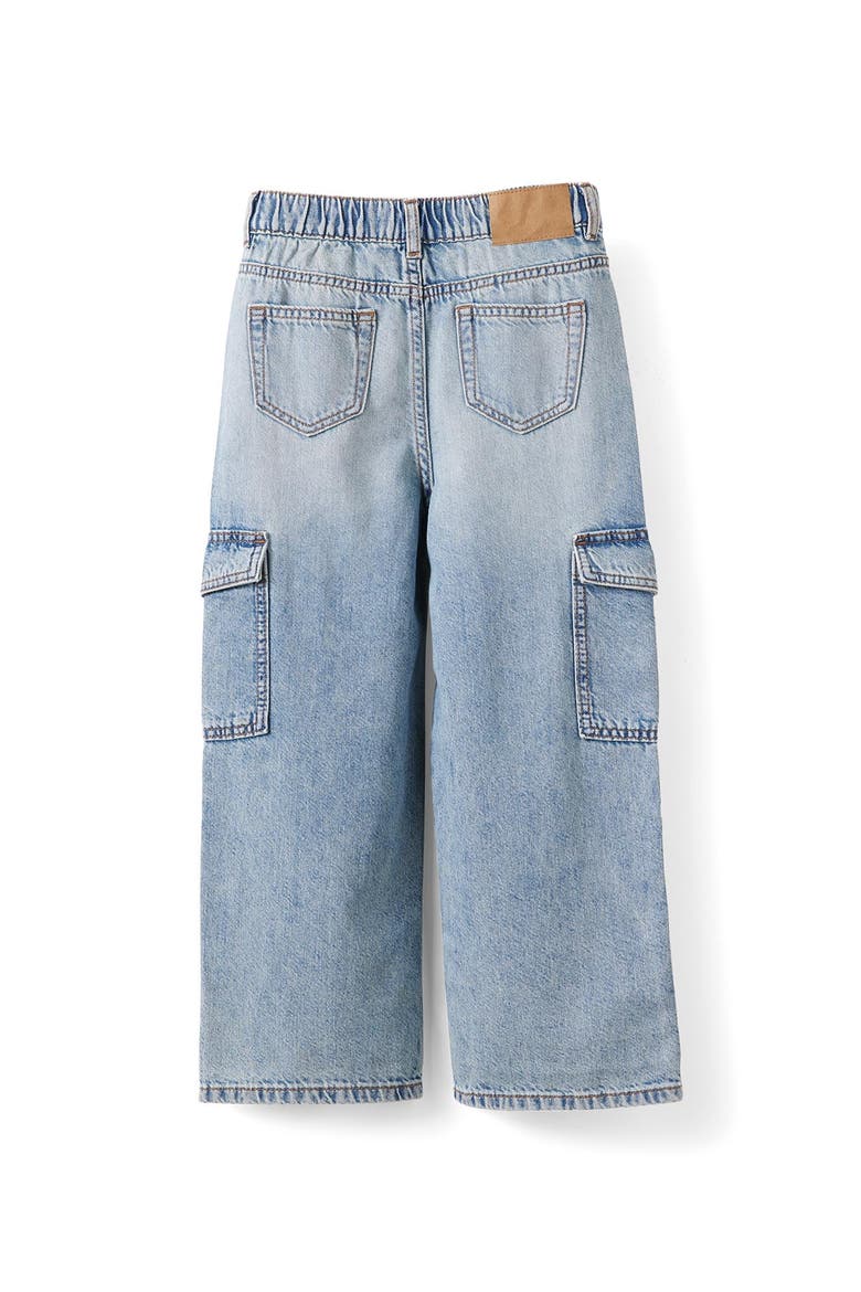 Kid's Super Baggy Jean, Alternate, color, Airlie Light Blue Cargo
