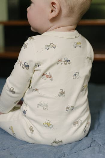Henley Patch Pocket Organic Cotton Romper